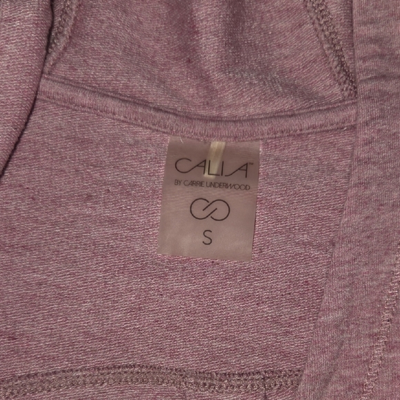 CALIA by Carrie Underwood Mauve Hooded Cardigan - Picture 2 of 4